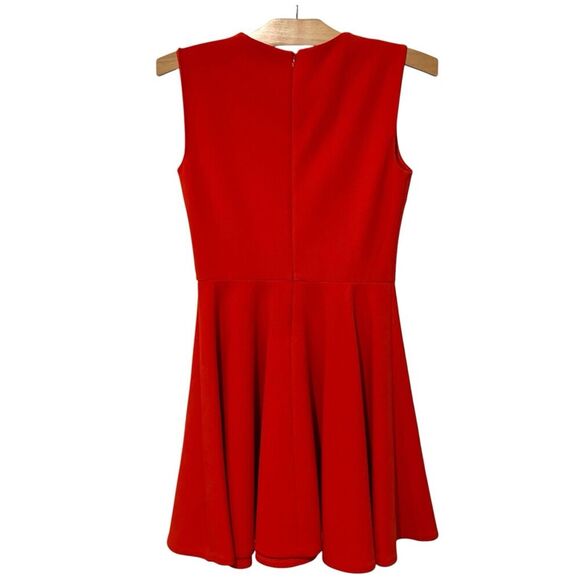 Dian Von Furstenberg DVF | Dress Jeannie Red Fit Flare Sleeveless Short- Size 2 - Picture 9 of 9